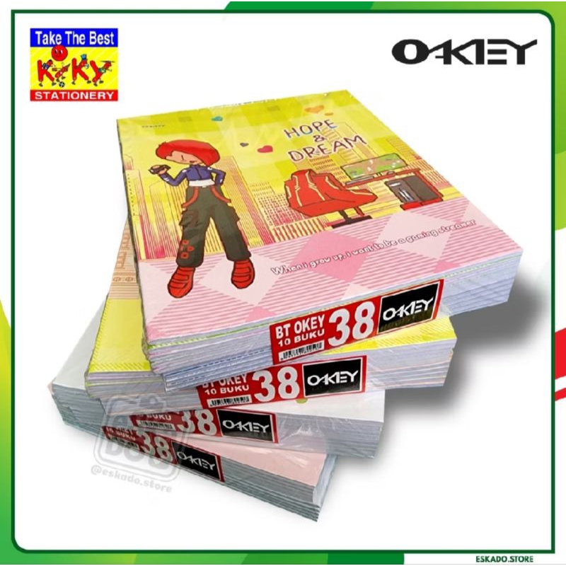 

Buku Okey / KIKI 38 Lembar Isi 10 buku