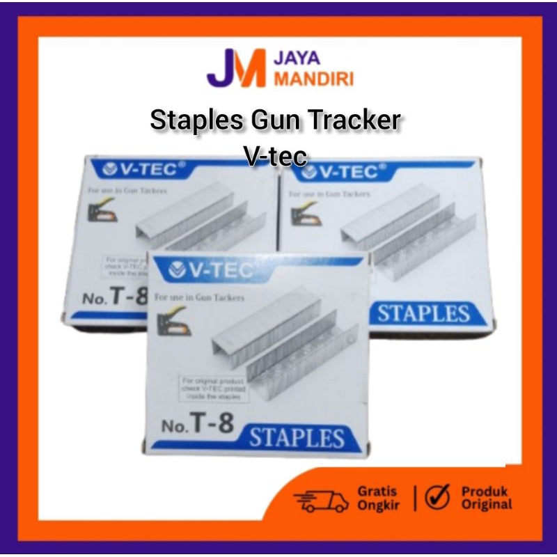

Staples / Isi Tembakan Staples V-TEC No. T-8 - Isi Tembak Tacker