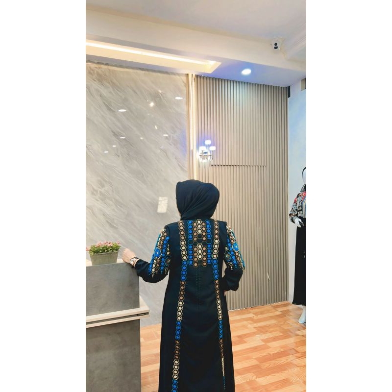 naura dress by zulfa abaya
