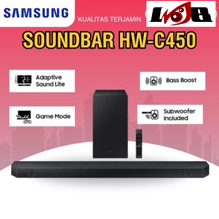 Samsung C450 SoundBar Samsung 2.1 Channel Included Subwoofer HW C450