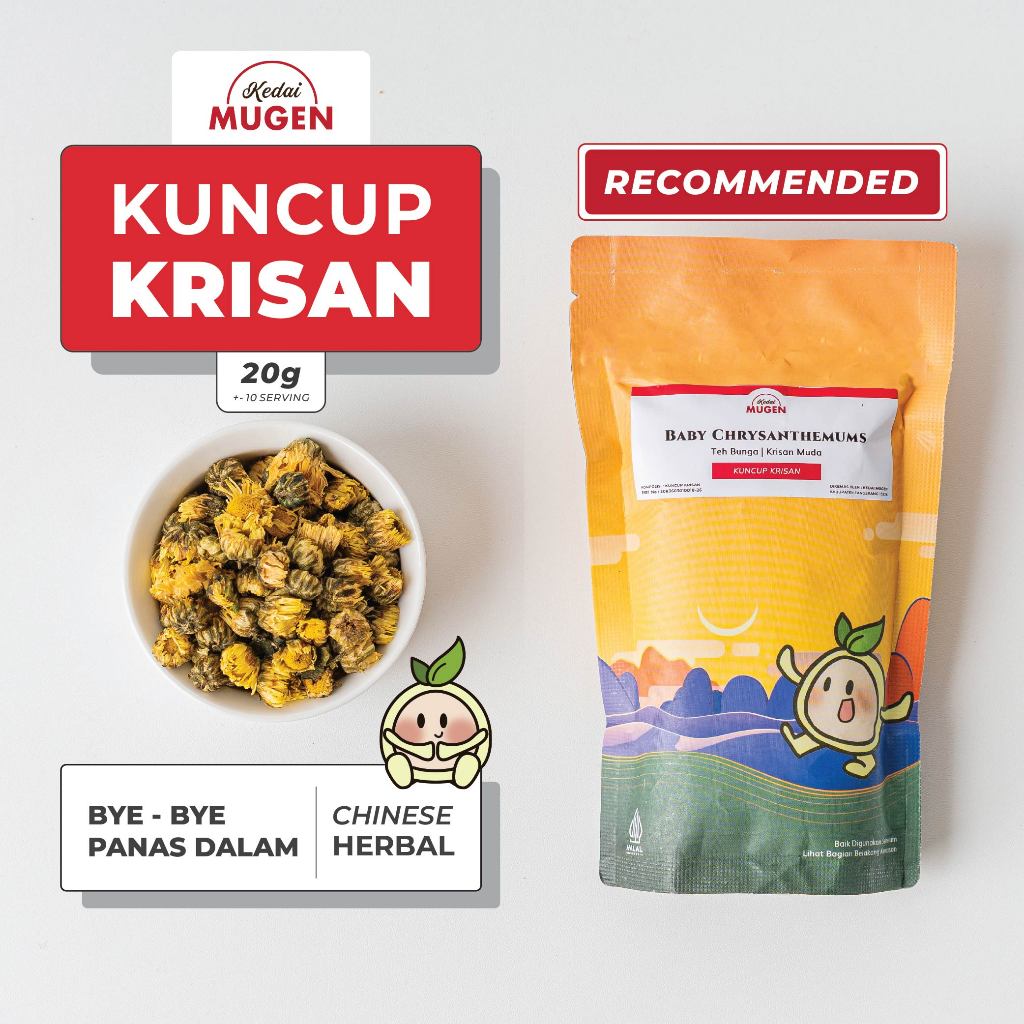 

Kedai Mugen - Jiangsu Golden Baby Chrysanthemum Flower Tea / Teh Bunga Kuncup Krisan 20g