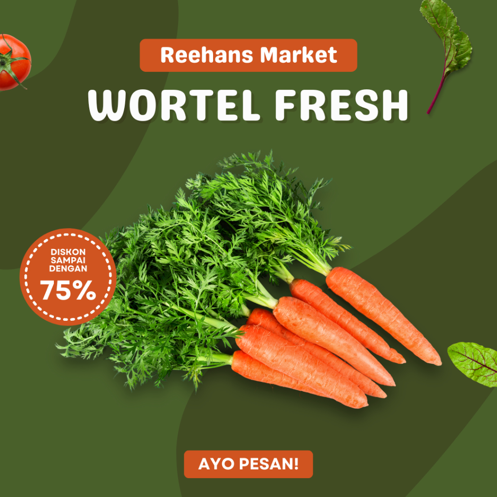 

Wortel Lokal Fresh 500g - 1000g