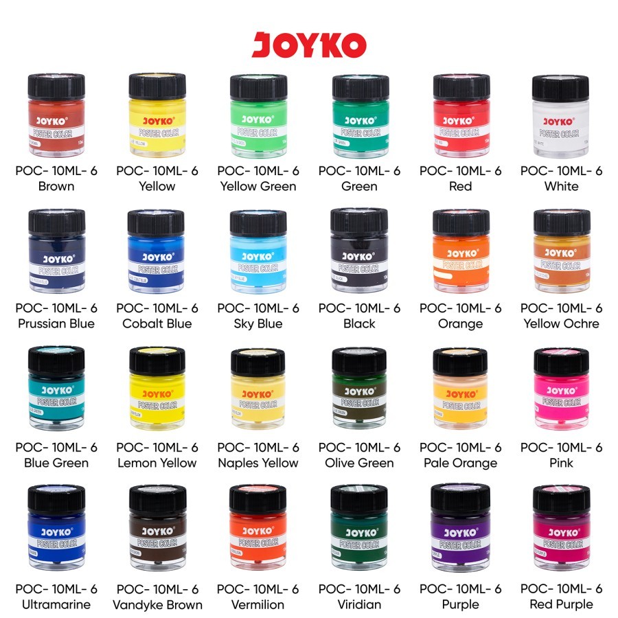 

Cat Poster TITI Joyko Poster Color Cat Lukis Isi 10ml Satuan
