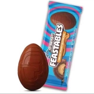 

Mr Beast Feastables Creamy Peanut Butter Egg Kecil