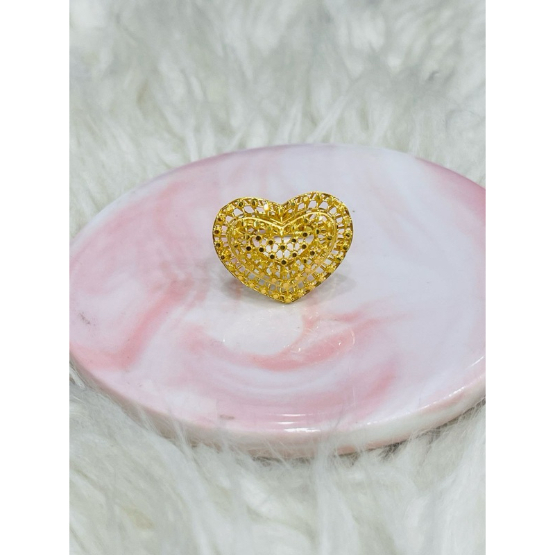 cincin love kerawang borobudur uk 15 bisa adjust emas asli kadar 700