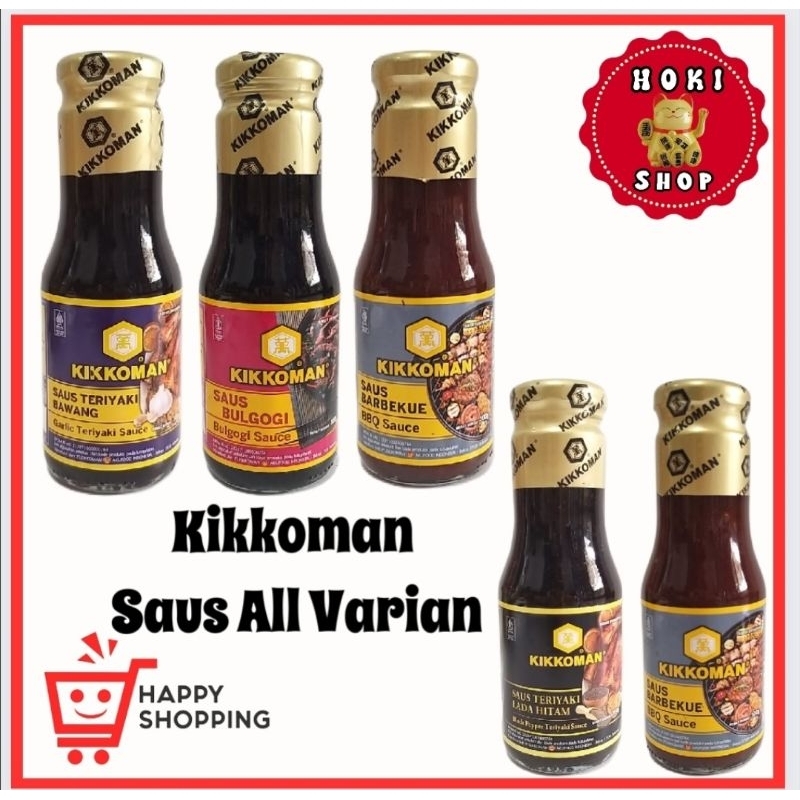 

Kikkoman Saus Halal All Varian 300ml / Saus Kikkoman