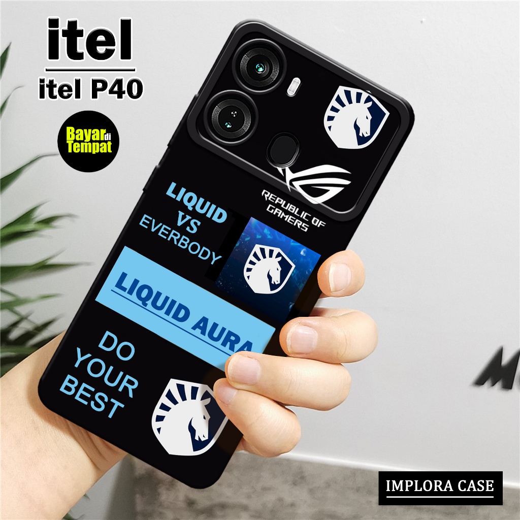 Softcase Itel P40 - Motif Gaming - IMPLORA CASE - Casing Itel P40 Case Hp Itel P40 Casing & Skin Han