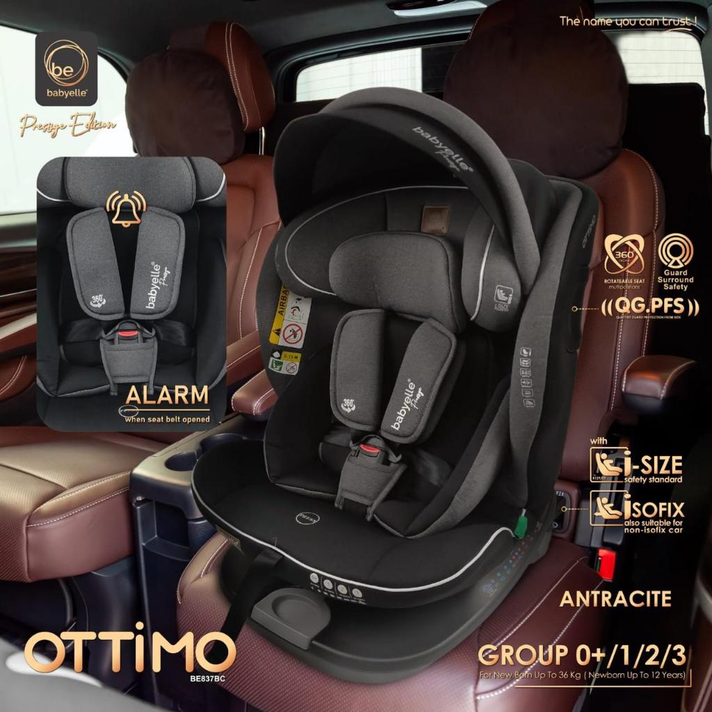 Babyelle Ottimo Prestige Edition Rotate Isofix Car Seat BE 837