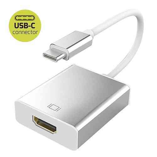 Kabel Converter Type C ke HDMI - Kabel Adapter USB-C ke HDMI TV/Monitor