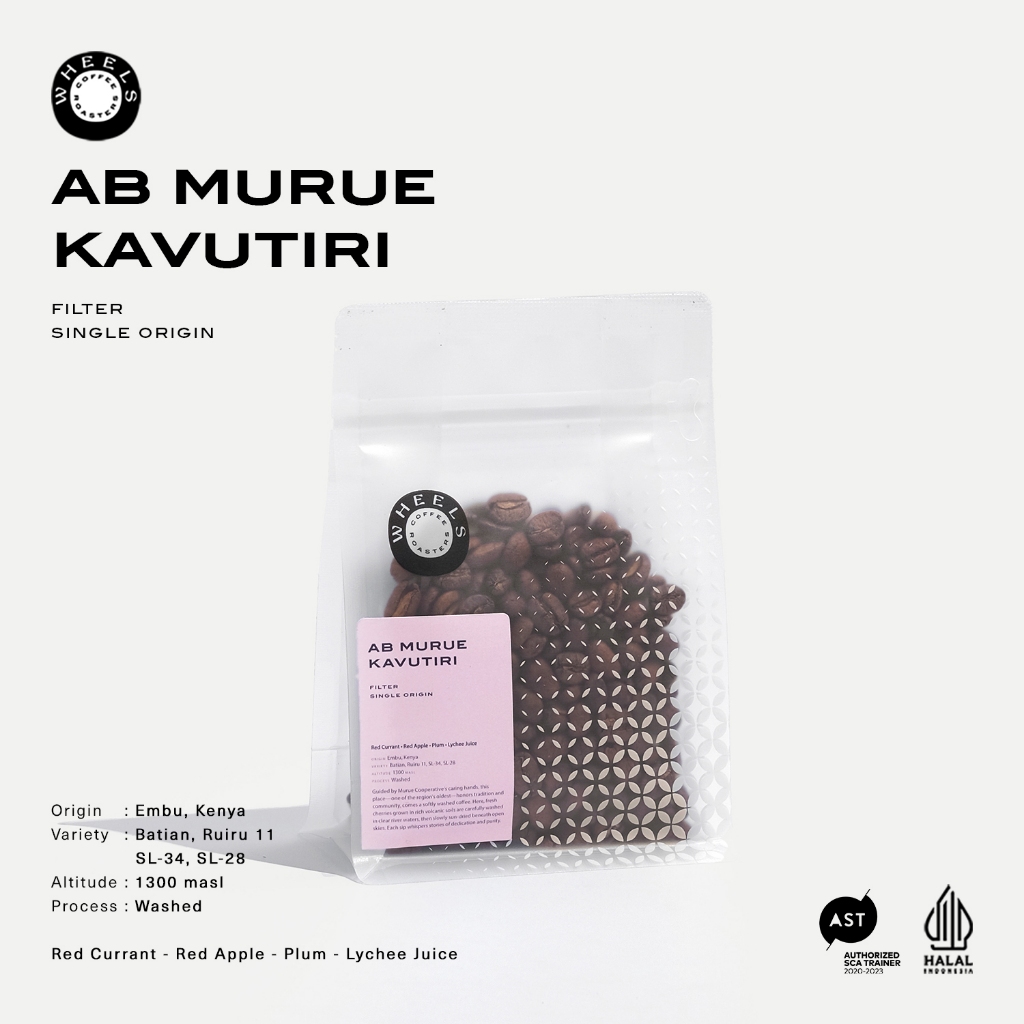 

AB Murue Kavutiri Single Origin Filter Specialty Wheels Coffee Roasters