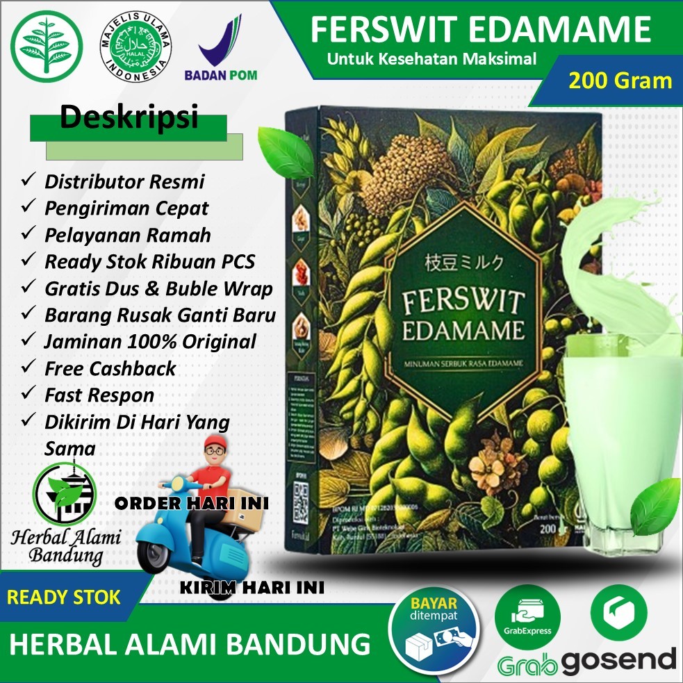 

Ferswit Susu Edamame Jepang Atasi Masalah Kolesterol Asam Urat Nyeri Sendi & Tulang 100% Original