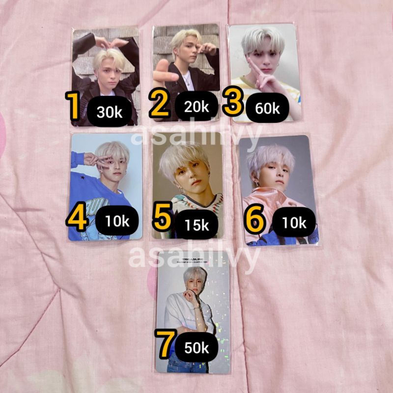 Photocard Asahi Treasure The First Step Chapter Two Asahi Lebah Ktown Musicart Holo