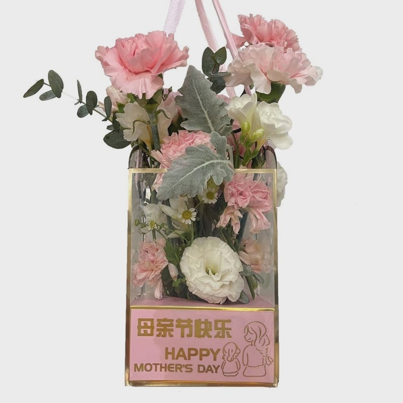

BOX MIKA MODEL TAS BOX - UNTUK BUKET BUNGA HARI IBU