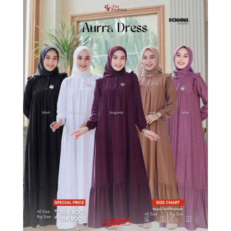 Aurra Dress/Renjana sarimbit/Dress/Fee Fashion