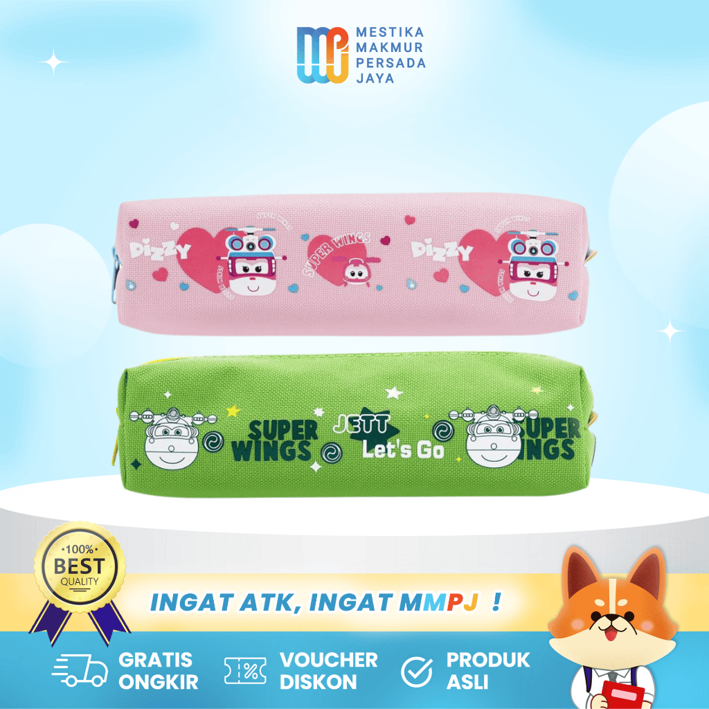 

Deli Tempat Pensil / Kotak Pensil Aesthetic Lucu – Super Wings EH922