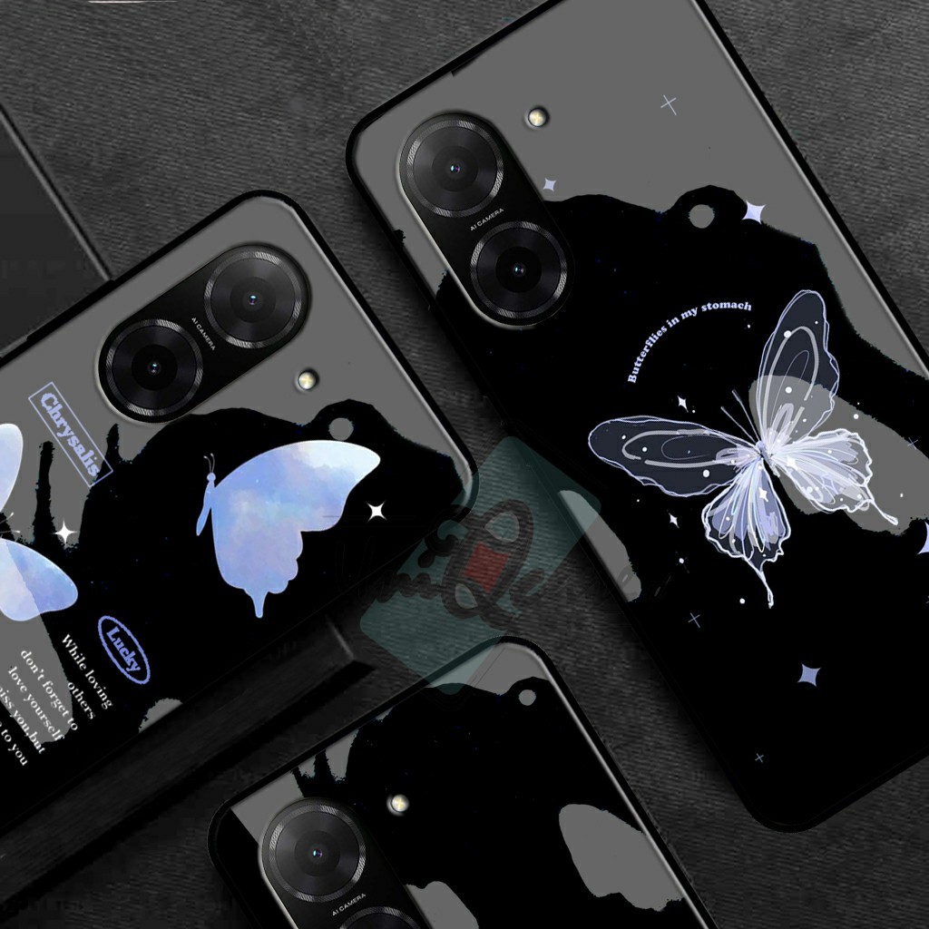 Softcase Kaca Glass Motif REDMI A5 FIND CASE  [UCK35] Kesing Terbaru 2025 hp REDMI A5 - REDMI A5 - K