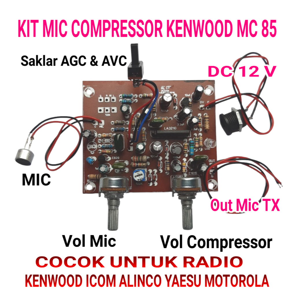 KIT MIC COMPRESSOR AGC AVC MC 85