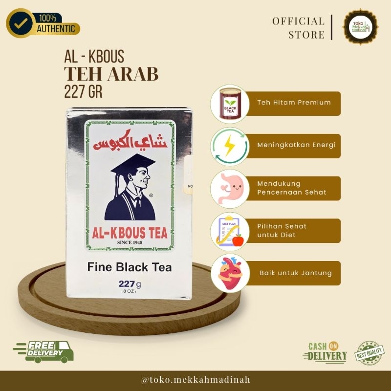 

Teh Al Kbous Kemasan Box 227 & 454 gram