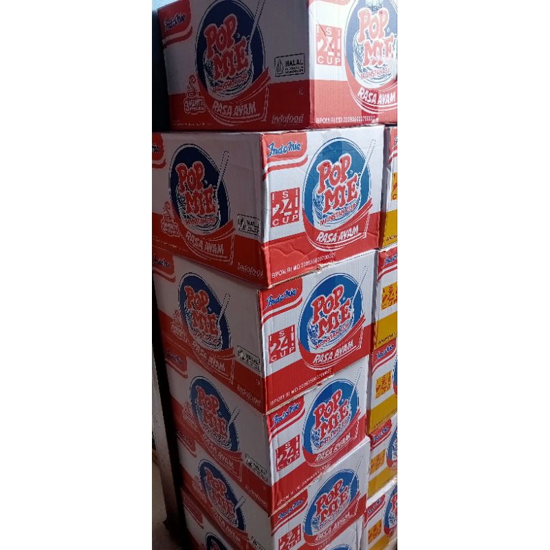 

1 Dus_popmie rasa ayam isi 24 pcs