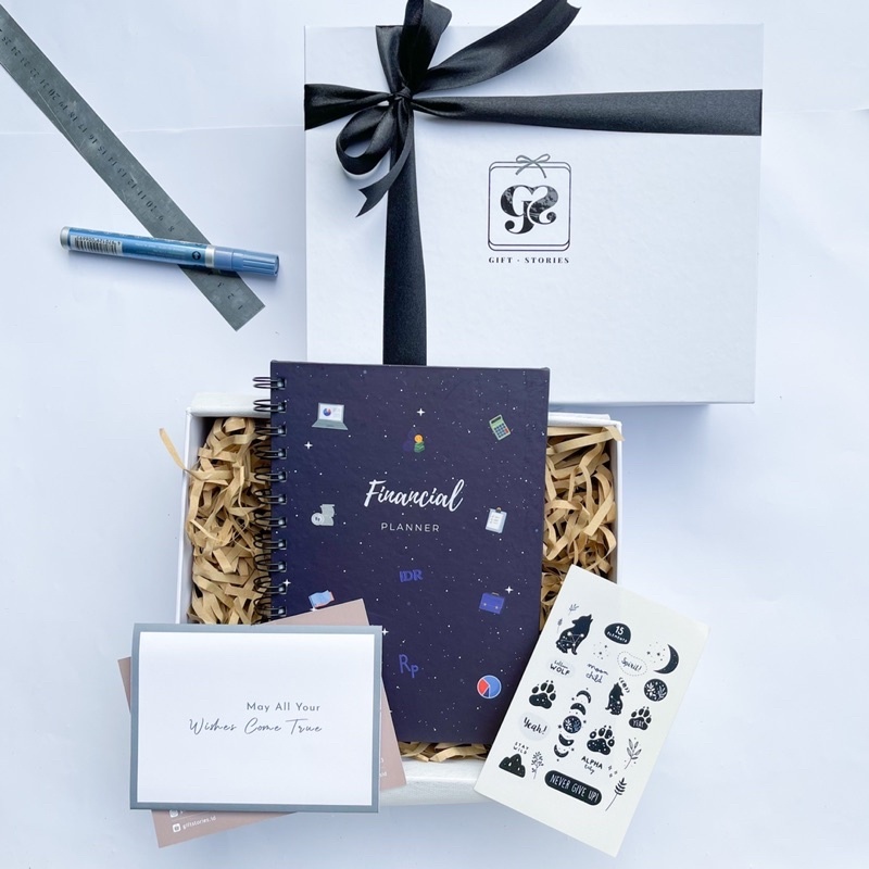 Gift Box / Kado Ulang Tahun / Financial Planner /  General Planner / Book Planner