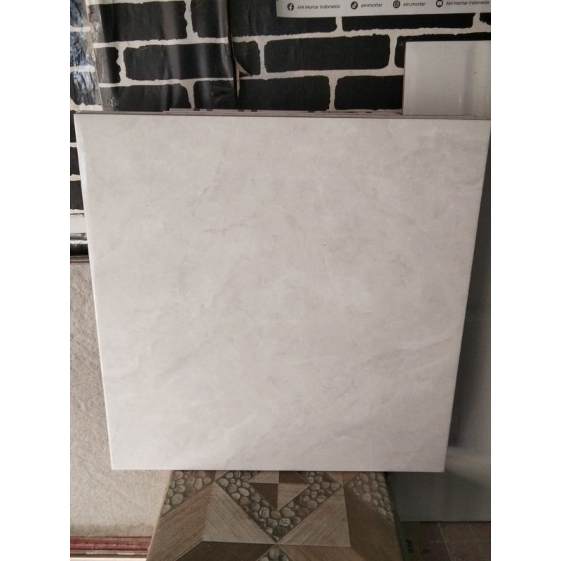 Asia Tile Zigma Grey 40x40 kilap | Keramik Lantai