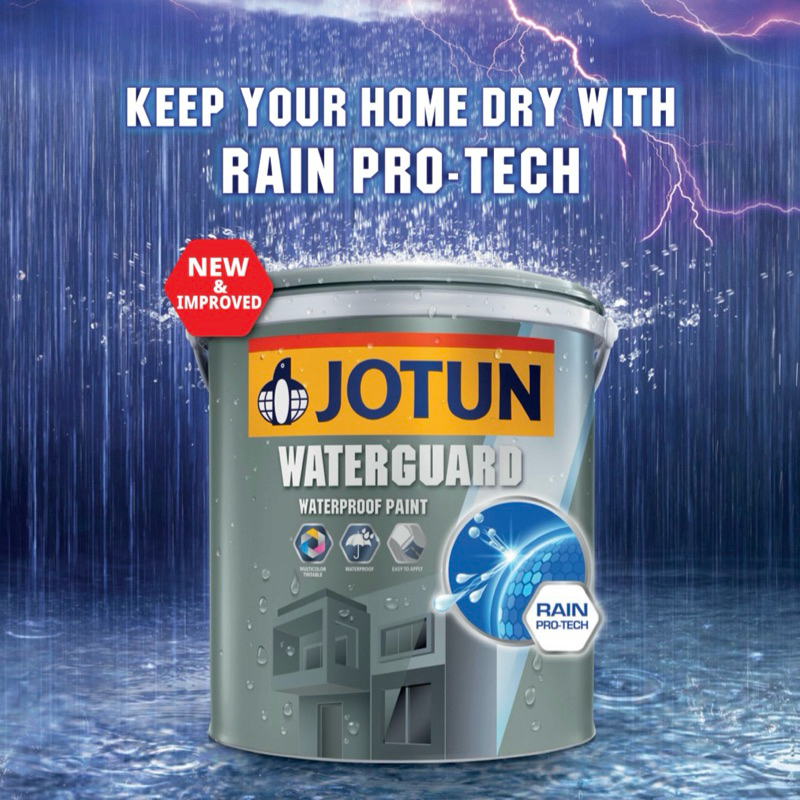 JOTUN WATERPROOFING WATERGUARD 15L/18KG ANTI LEMBAB AIR JAMUR EXTERIOR