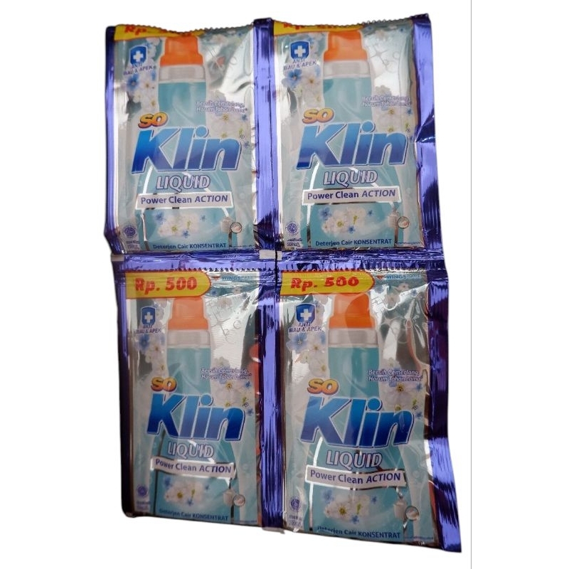 soklin cair || detergen cair rencengan || murah isi 12