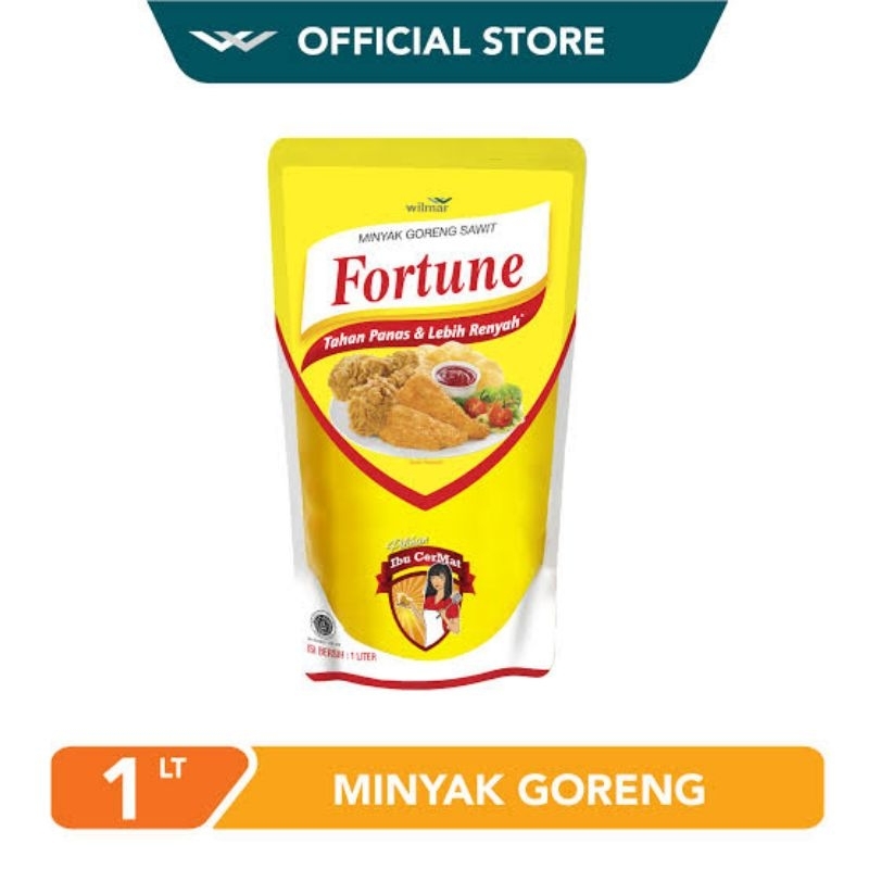 

Minyak Goreng Fortune 1 liter/ 1liter/ 1L/ 1 L / 1000ml/ 1000 ml