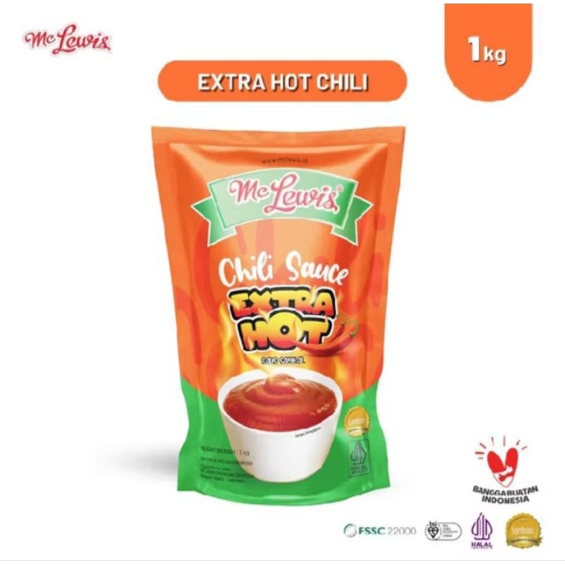 

mc lewis-saus sambal-extra hot-1kg-dressing