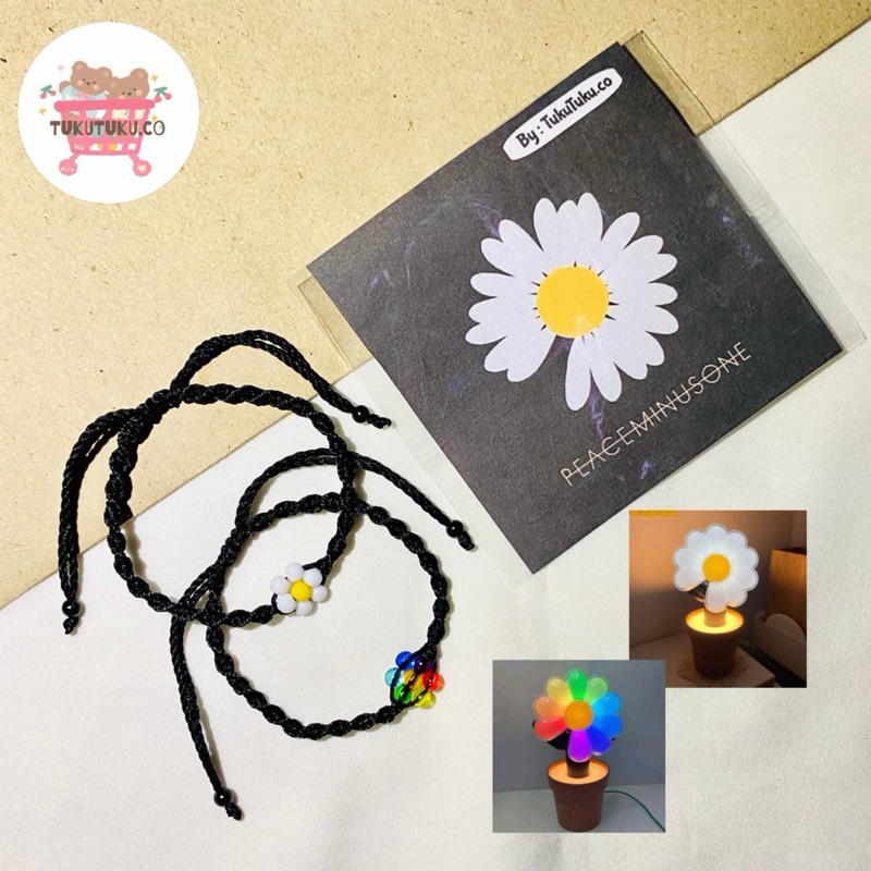 Gelang Macrame G-Dragon Lightstick / Gelang Lightstick G-Dragon Inspired / Gelang Daisy Lightstick G