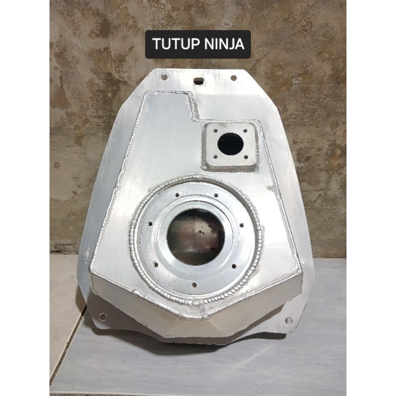 Tangki Aluminium Motor Nouvo Lele / Z || Tutup ninja / drat