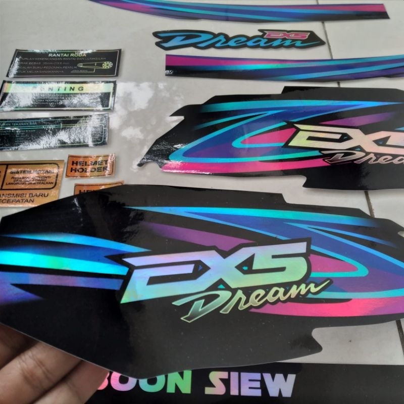 STRIPING MOTOR HONDA PRIMA STRIPING HOLOGRAM DREAM EX5 STRIPING ASTREA PRIMA STAR