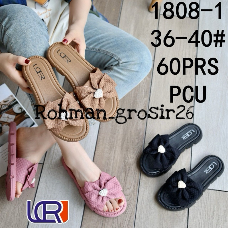 sandal wanita motif pita lucu IMPORT LCR