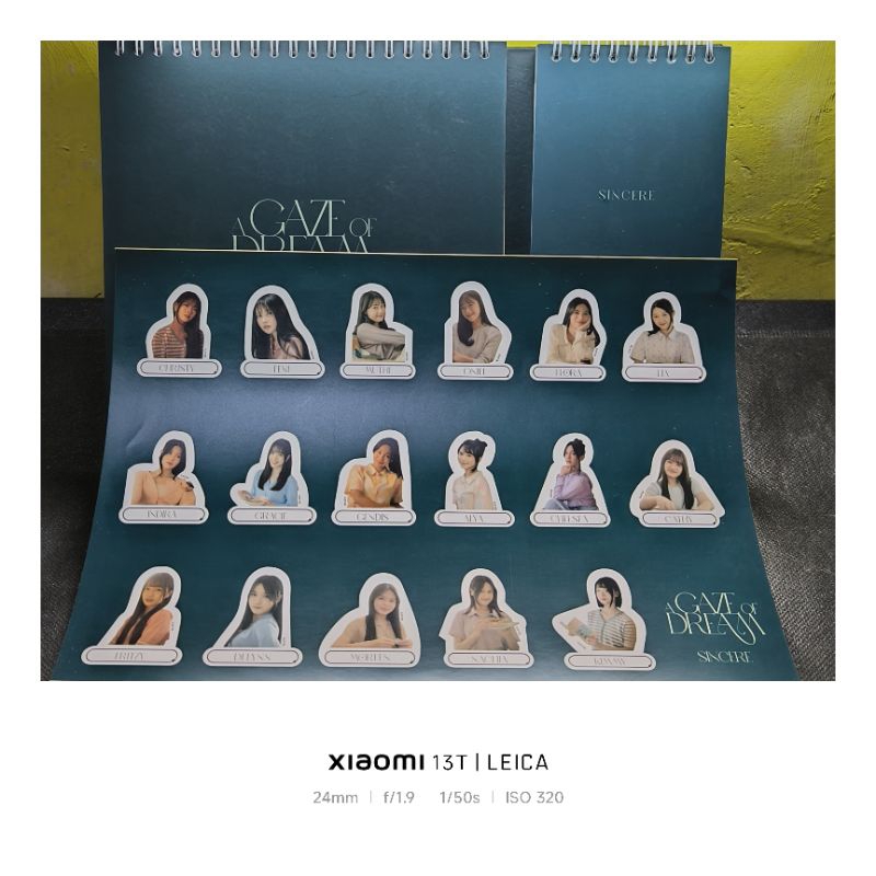 

kalender & stiker JKT48 2025 sincere