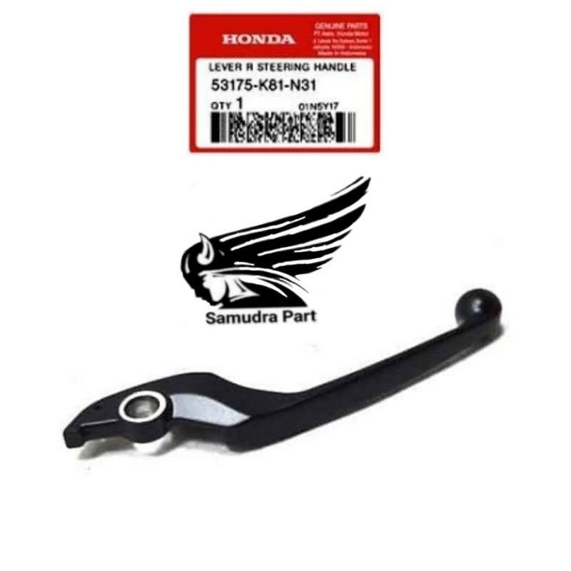 53175K81N31 Handle rem kanan Scoopy ESP Beat Eco Beat street Original AHM