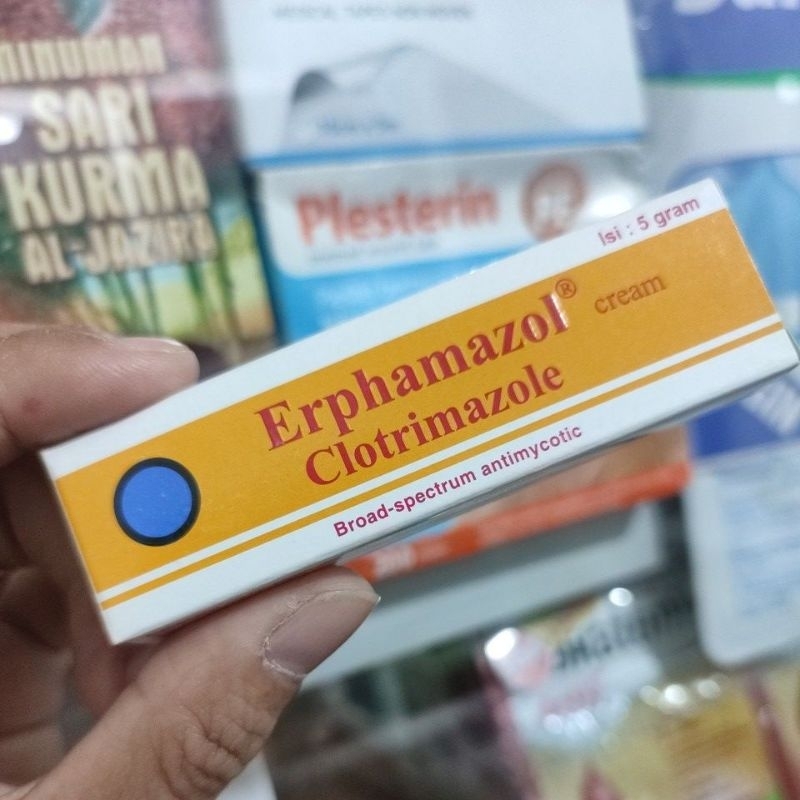 Erphamazol salep jamur panu kadas kurap Canesten Fungiderm