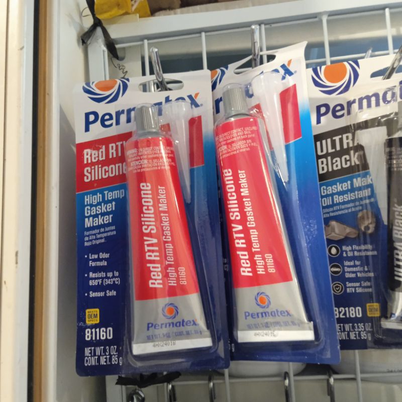 LEM PERMATEX  RED RTV  SILICONE HIGH TEMP  GASKET MARKER