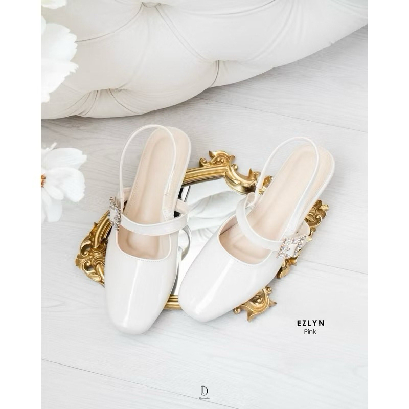 Damelia Melstore jkt Sandal wanita Mules Ezlyn DAMELIA MELSTORE JKT