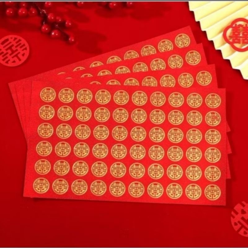 

Sticker Shuangxi Glitter Diameter 2 cm isi 60 pcs / Lembar