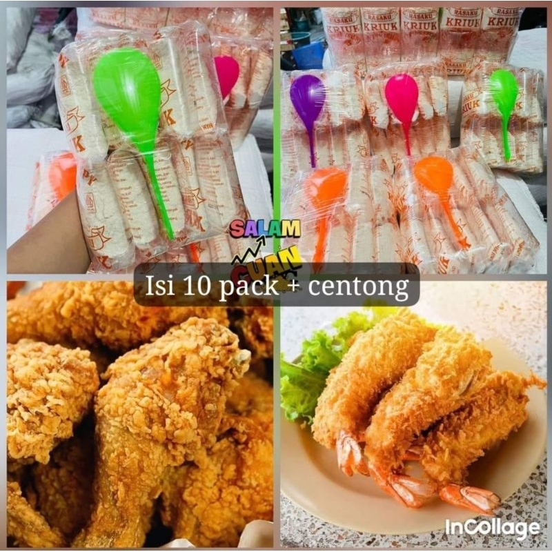 

tepung jempol isi 10 free centong