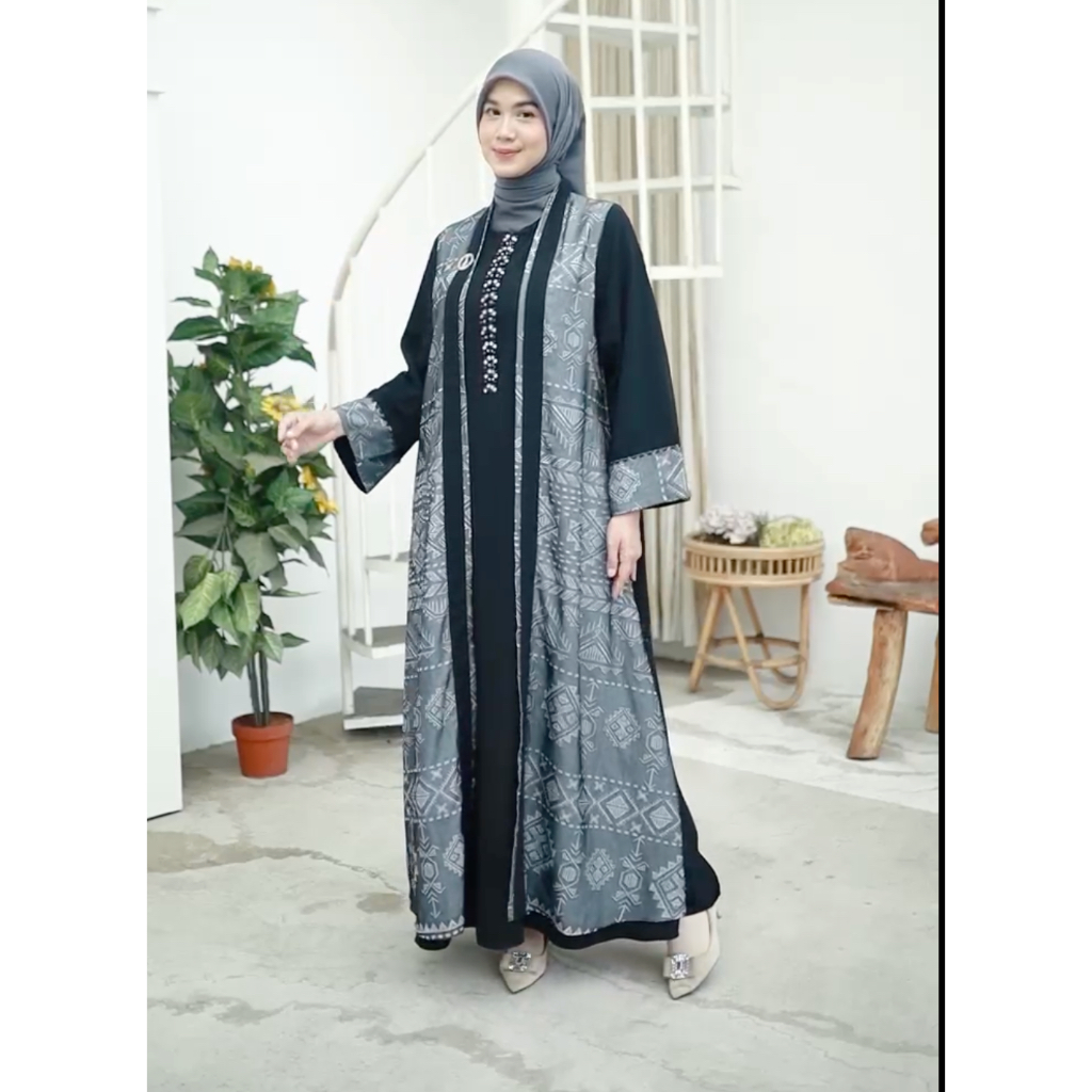 Sallaco Design - Dress Hitam by Sallaco / Sallaco Premium / Gamis Sallaco / Gamis Hitam by Sallaco /