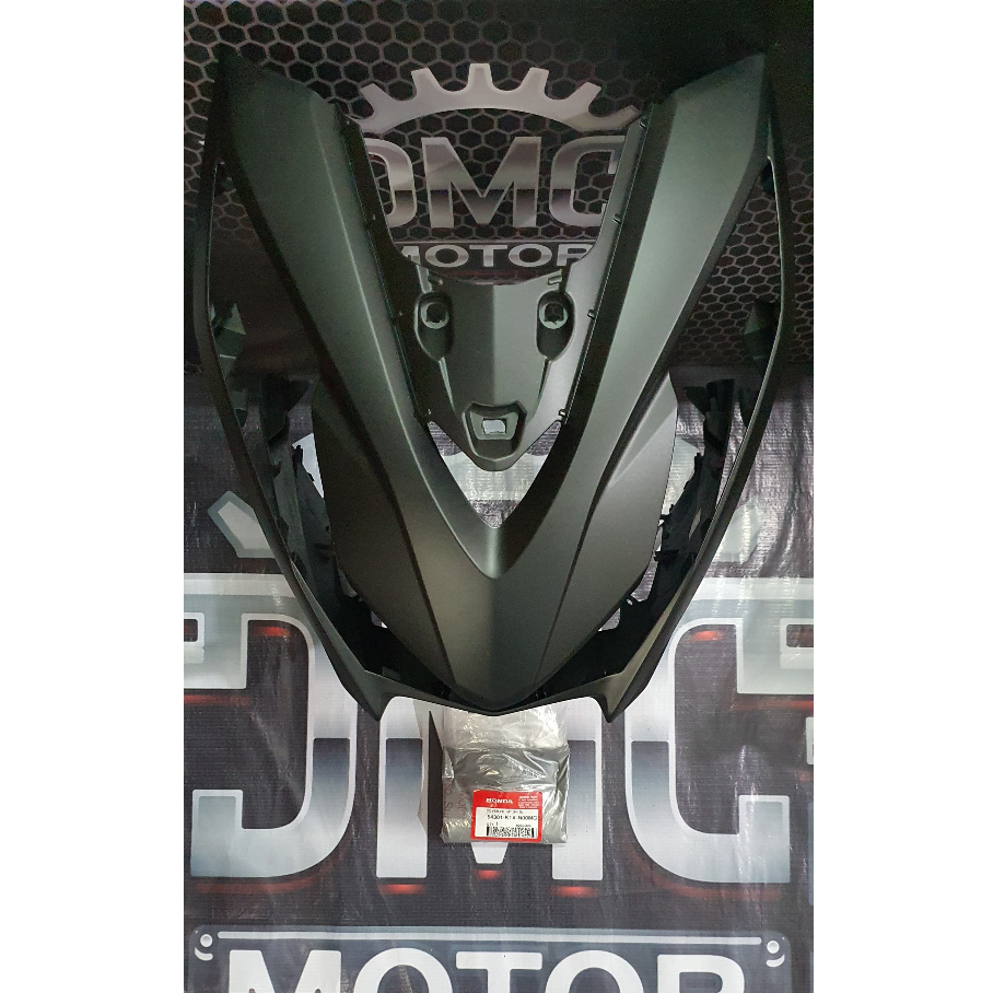 Cover Panel Depan BeAT Deluxe BeAT Street K1A Hitam Doff 64301-K1A-N00MGB