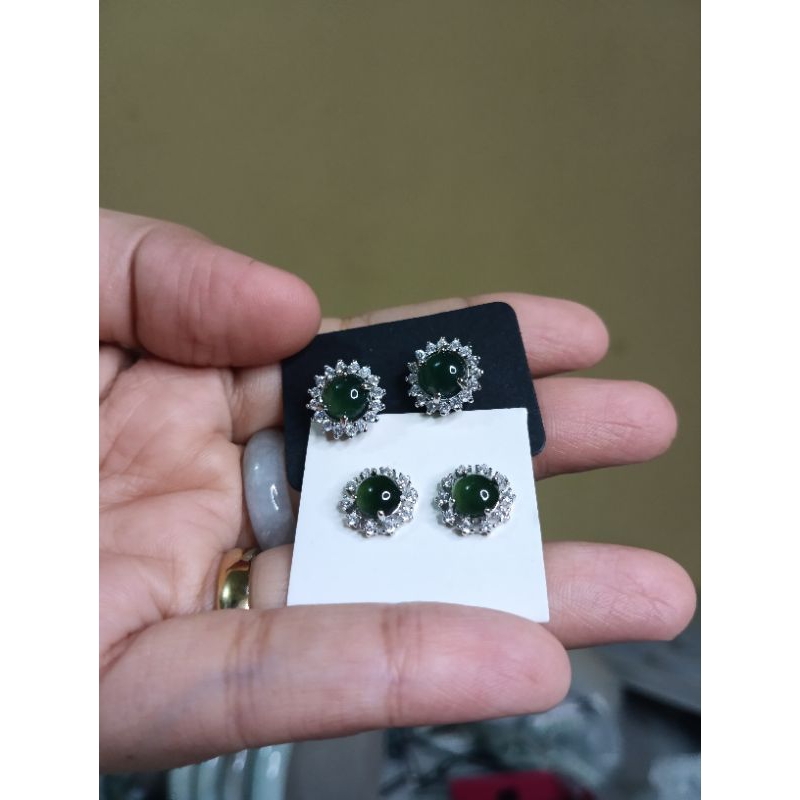 Anting Giok Burma Asli