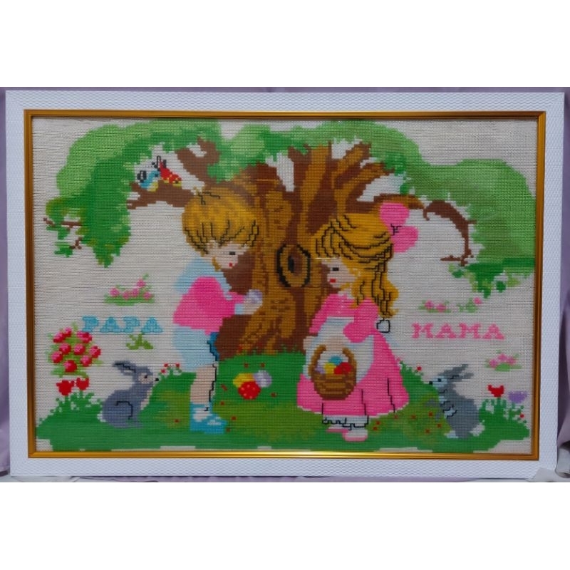 Hiasan Dinding Sulam Kristik