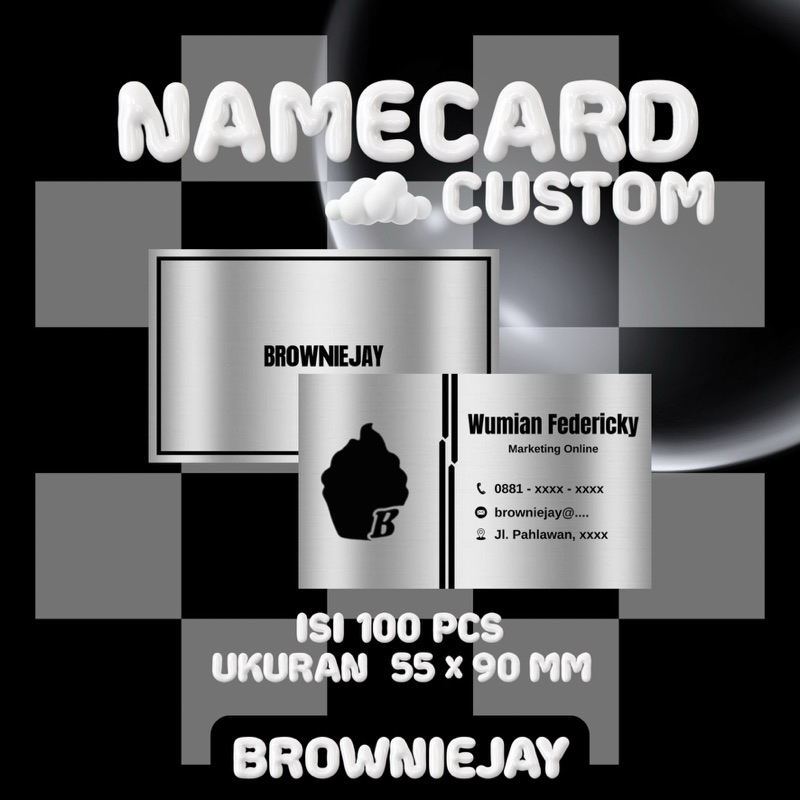 

Kartu Nama / Name Card Custom