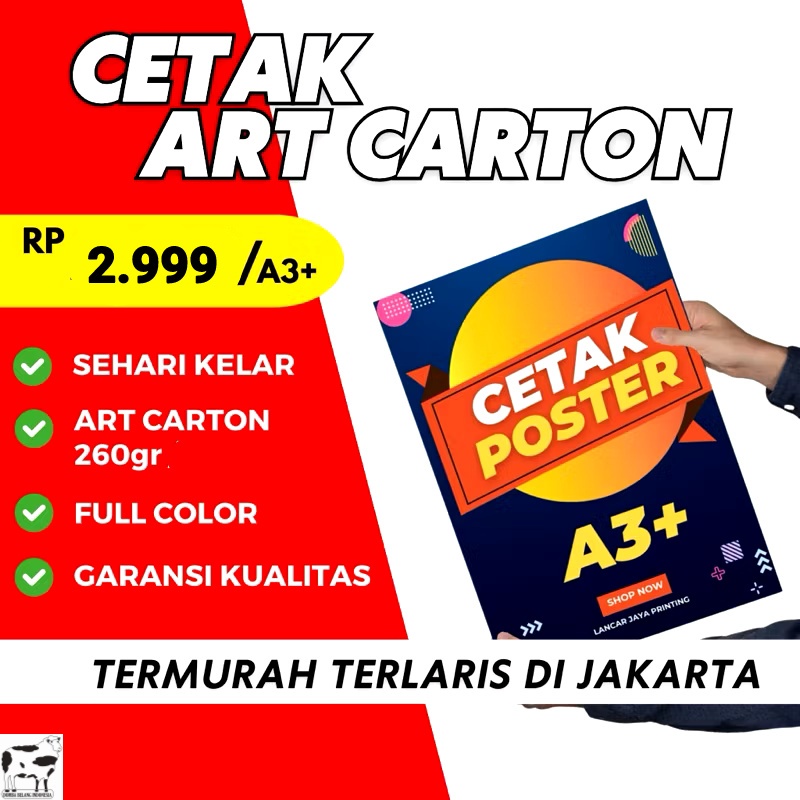 

CETAK ART CARTON A3+ ( 260gr) || CETAK POSTER || CETAK UNDANGAN / Hasil Memuaskan