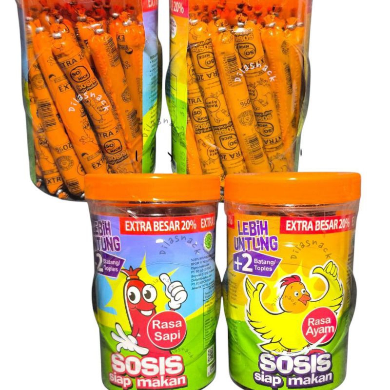 

Cahayadstore Sosis Sonice Rasa Sapi 1 Toples So Nice Rasa Ayam