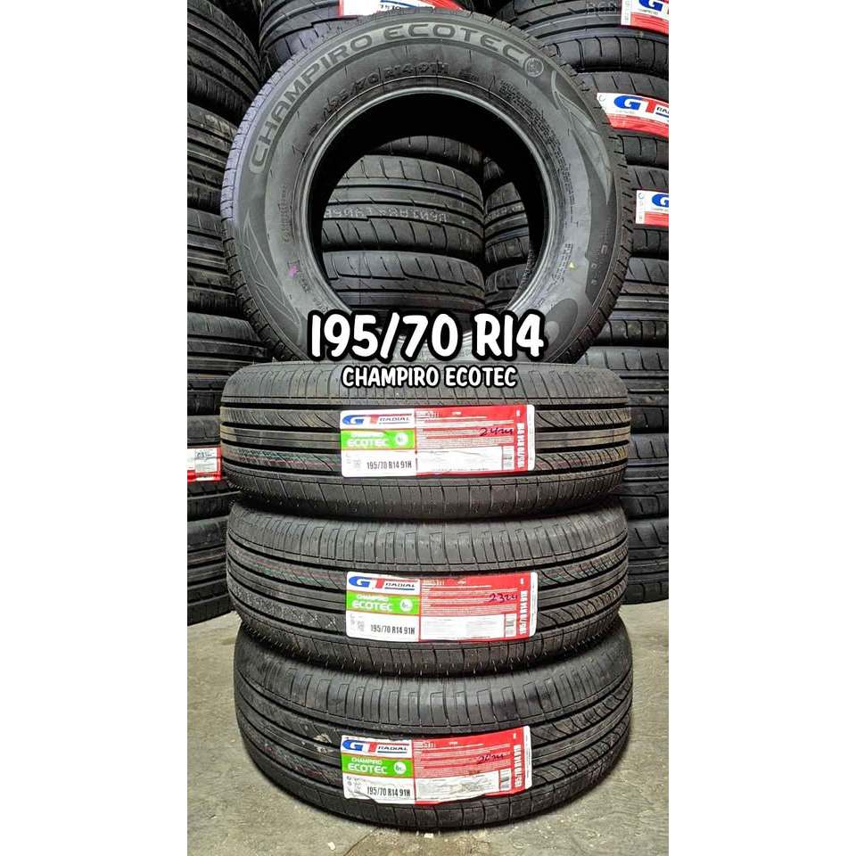 Ban mobil 195 70 ring 14 tubeles GT Radial 195/70 R14 Champiro Ecotec