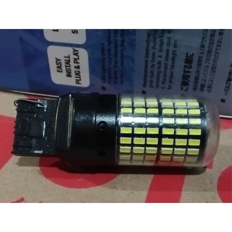 lampu LED send lampu belakang AC DC mobil rem 144 LED putih 12 volt