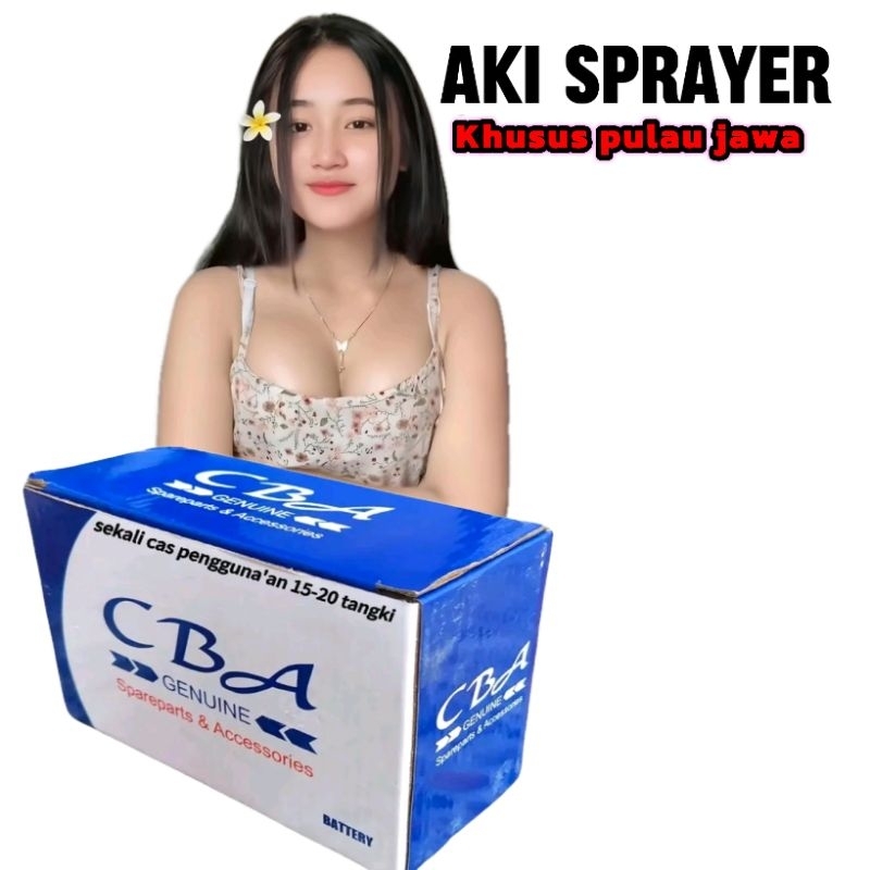 aki cba tangki semprot elektrik aki cba 12v 8a BATTREI semprot pertanian